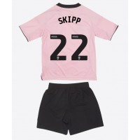 Camiseta Leicester City Oliver Skipp #22 Tercera Equipación Replica 2025-26 para niños mangas cortas (+ Pantalones cortos)
